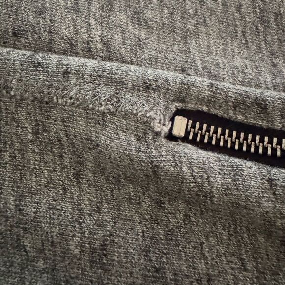 J. Crew Side Zip Tunic Sweatshirt in Heather Gray Size XS - Picture 9 of 9